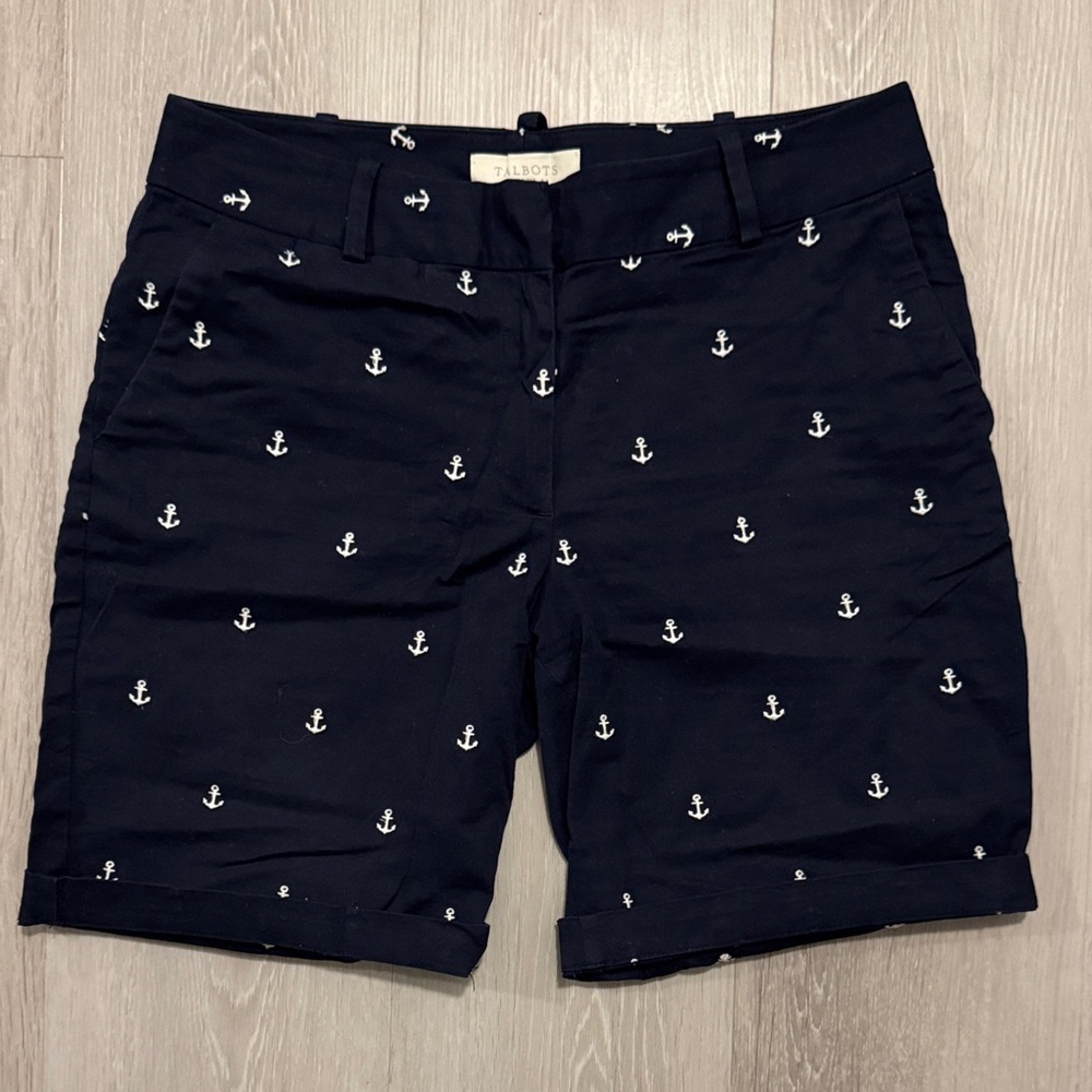 Talbots Anchor Print Shorts